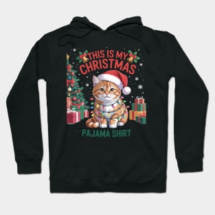 This is My Pajama British Longhair Santa Cat Lovers Hoodie
